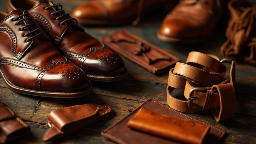 "Le cuir portugais et espagnol : chaussures et petite maroquinerie artisanale". 