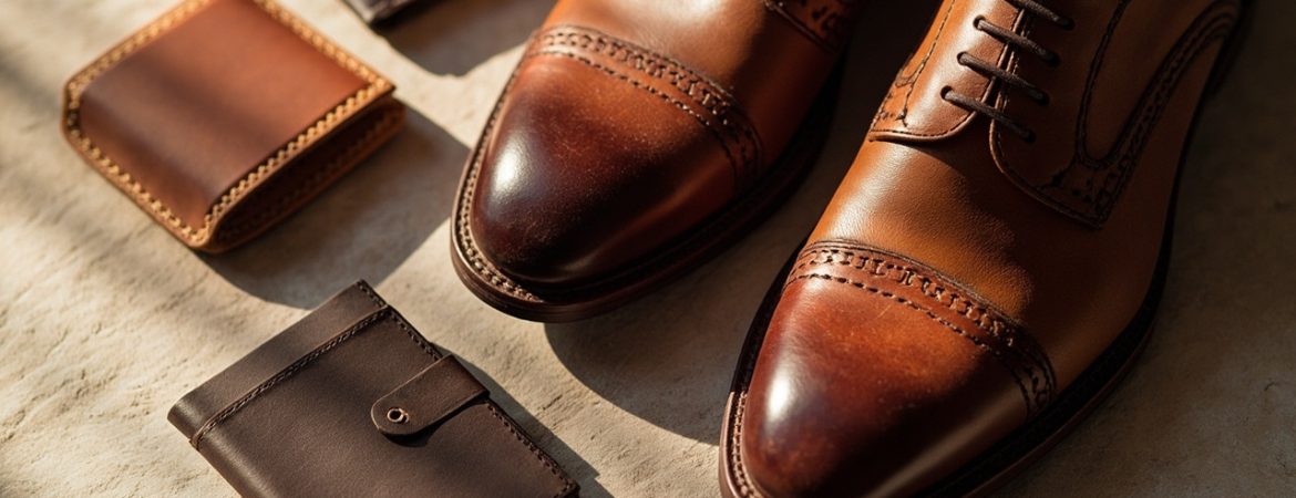 "Le cuir portugais et espagnol : chaussures et petite maroquinerie artisanale".