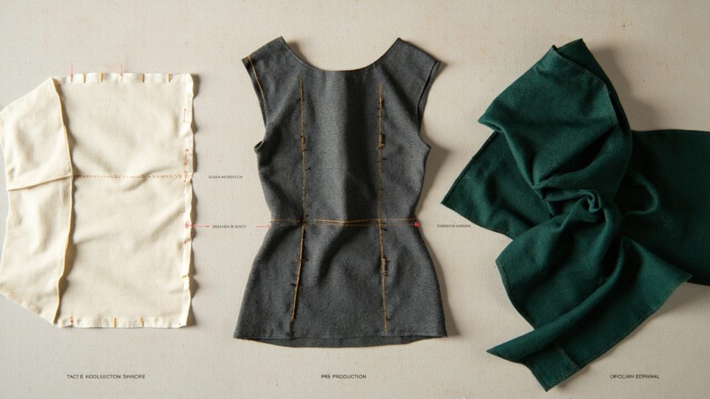"Roadmap proto, pp sample et golden sample pour sécuriser la production textile".